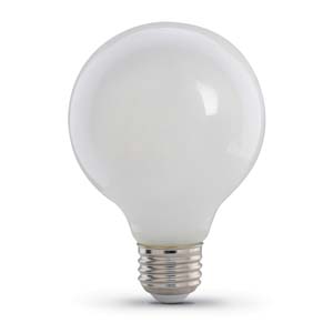 Feit GG2560W930CA FIL 3 RP 60 Watt Equivalent G25 Bright White Dimmable