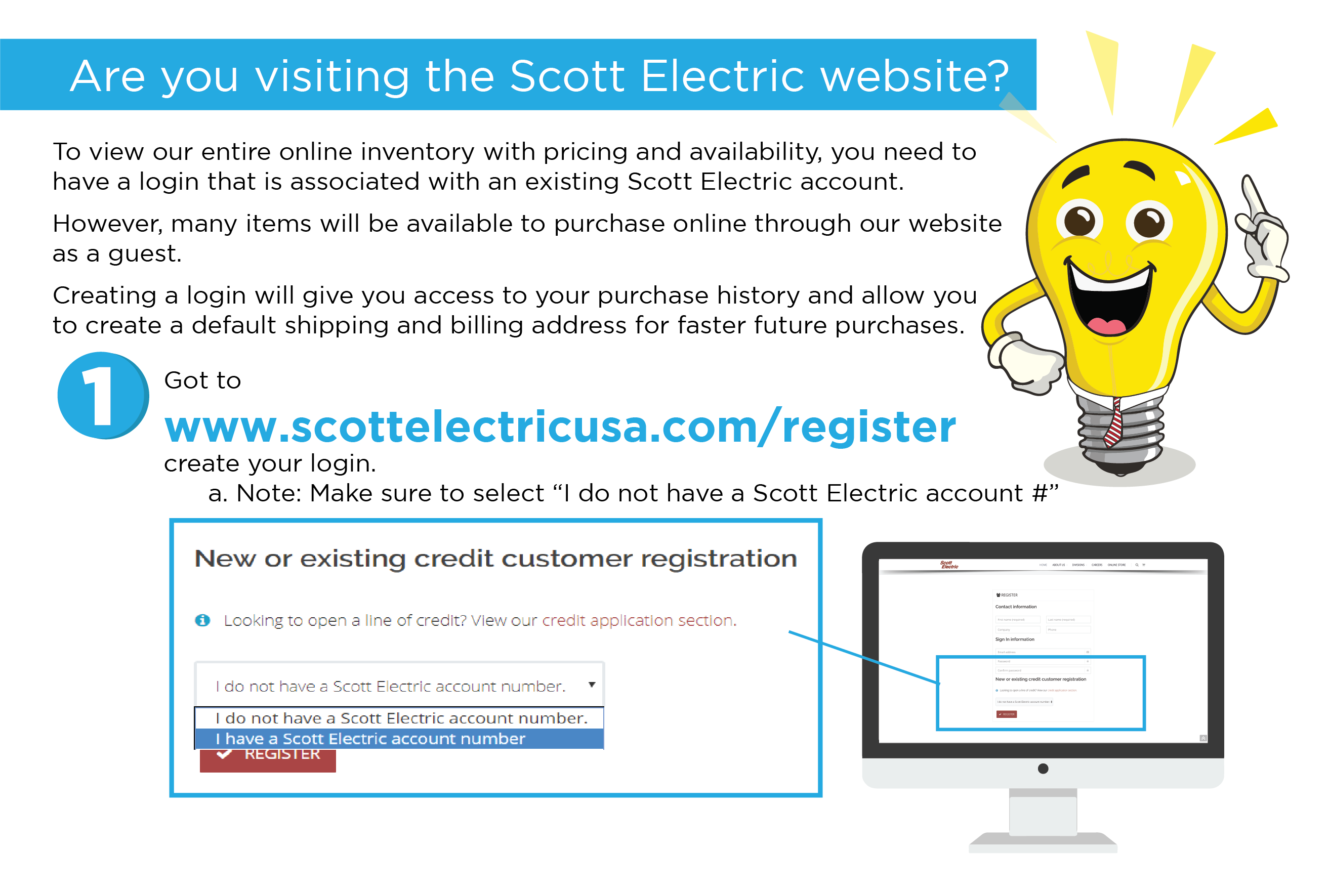 Website Registration Instructions (No Account)