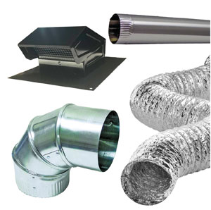Venting & Ducts, Flex, Snap, Hoods & Fittings