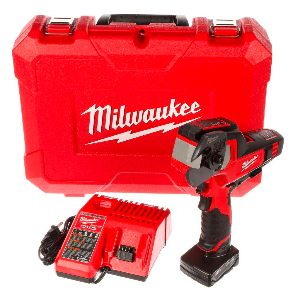 Milwaukee 2472-21XC M12 Cable Cutter Kit 600 Mcm