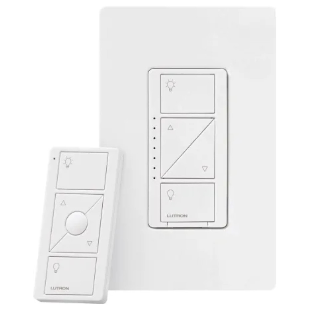 Caseta Plug-in Lamp Dimmer with Pico Remote Control Kit by Lutron, P-PKG1P-WH