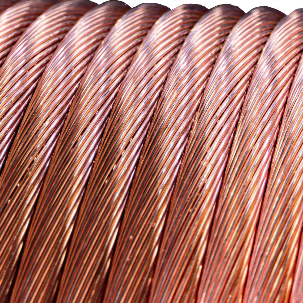 250 MCM 37 Strand Soft Drawn Bare Copper Wire Reel 1000 ft
