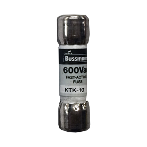 Cooper Bussmann KTK10, 10 Amp 600 Volt Limitron Class CC Fast Acting ...