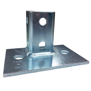 3025-FL-GLV Post Base Floor Mount 1-5/8 Inch with 9/16 Inch Hole ...