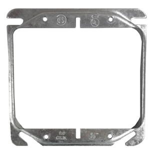 Crouse-Hinds TP499, 4 Inch Square 2-Device 5/8 Inch Raised Steel ...