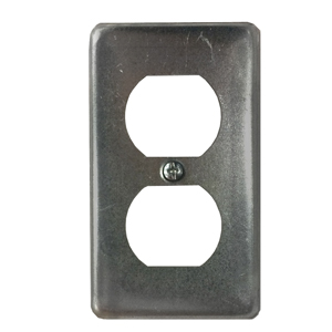 Crouse-Hinds TP616, Steel Handy Box Duplex Receptacle Cover