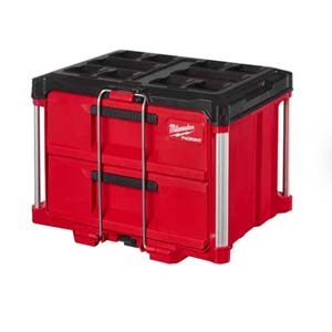 Milwaukee 48-22-8442, Packout 2 Drawer Tool Box with Dividers 16.3 ...