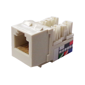 Eaton Cooper Wiring Devices 5547-3ELA Cat 3 Voice Jack RJ11 6-Position ...