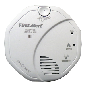 Brk Sa520b Wireless Interconnected Smoke Detector 120 Volt Battery 