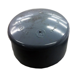 4 Inch PVC End Cap