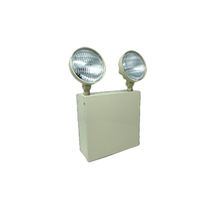 Steel Emergency Light with 25W Lamps and NiCad Battery