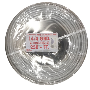 colonial flex type nm 600 volts 14/2 ground wire